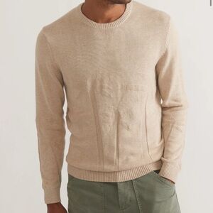 Marine Layer Scenic Crewneck Oatmeal Sweater Size Large